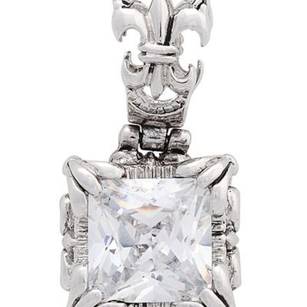 Silpada ‘Uptown’ Cubic Zirconia and .925 Sterling Silver Pendant S0979